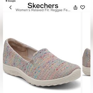 Skechers Relaxed Fit Reggae Fest Wicker Multicolor Slip on Sneakers size 6.5